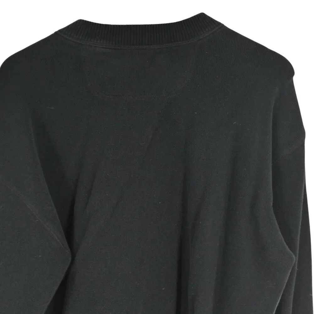 Tommy Bahama Notch Neck Reversible Long Sleeve Sweater Size L Black Brown